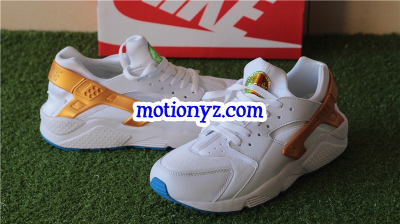 Nike Air Huarache Royal Golden White